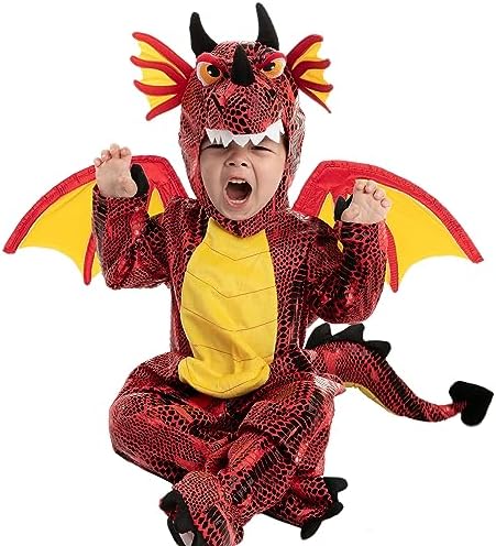 Spooktacular Creations Halloween Dragon Costume Toddler, Dinosaur Costume Kids with Eggs for Baby Halloween Dress Up Party