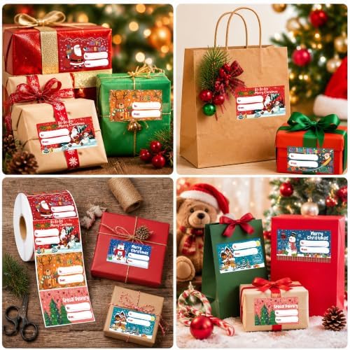 Christmas Gift Tags - 500 PCS Gift Tags for Christmas Presents