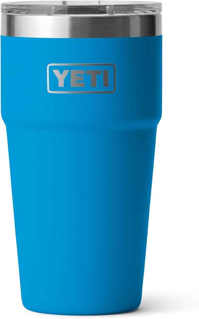 YETI Rambler 20 oz Stackable Tumbler, Stainless Steel, Vacuum Insulated with MagSlider Lid
