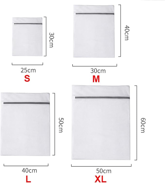4PCS/1PC Mesh Laundry Bag Laundry Wash Bags Coarse Net Laundry Basket Laundry Bags For Washing Machines Mesh Bra Organizers(4pcs)