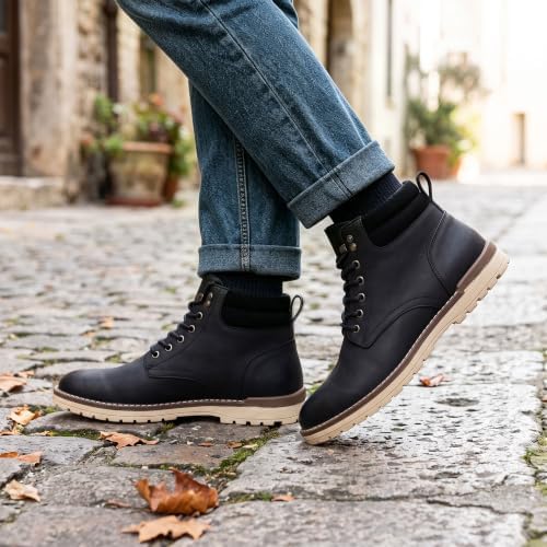 Vostey Men's Hiking Boots Waterproof Casual Chukka Boots for Men