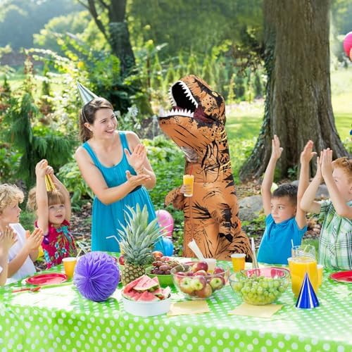 Servllcell Inflatable Dinosaur Costume for Kids/Teens,Halloween Costumes T Rex Blow Up Costumes for Boys Girls,Cosplay Party