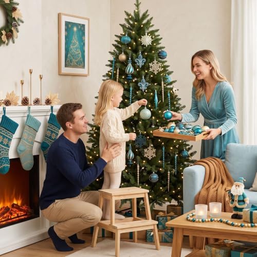Valery Madelyn 60ct Christmas Tree Decorations Ball Ornaments Set