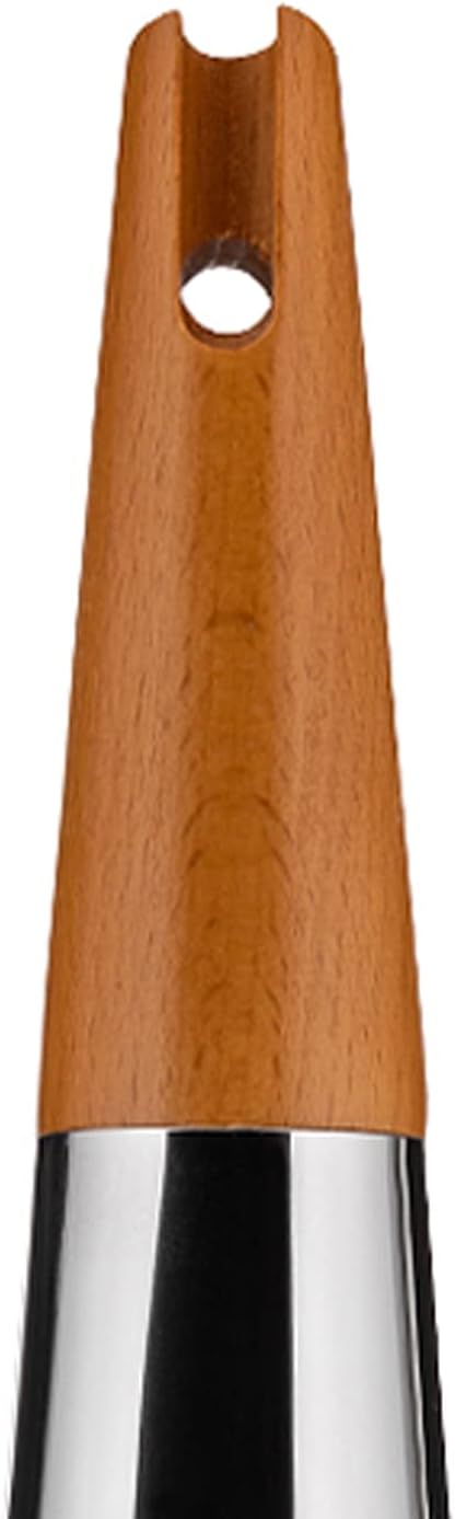 Alessi "Todo" Giant Cheese And Nutmeg Grater in Steel And Wood, Silver