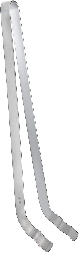 Rösle USA 12374 Kitchen Collection Stainless Steel BBQ Tongs, Curved