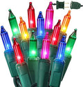 BrizLabs Colored Christmas Lights, 69.6ft 300 Count Christmas Tree Lights