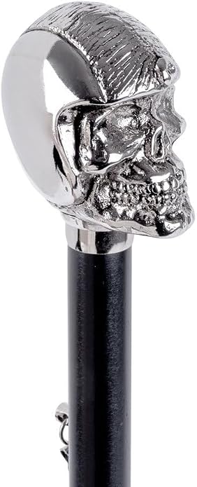 FootFitter Deluxe Long Shoe Horn with Nickel Plated Handle (Made in Italy) | Premium Build & Heel Relief with Extended Reach Design & Polished Nickel Grip for Daily Comfort & Quick On‑Off Use