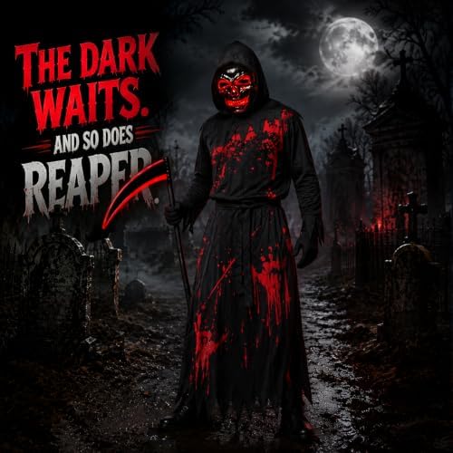 Grim Reaper Costume Kids Halloween Costumes for Boys Scream Costume