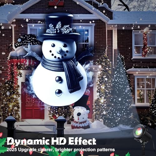 Aurelema Christmas Halloween Projector Lights 3D Dynamic