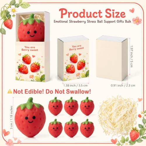 24 Sets Strawberry Gifts You are Berry Party Favors with Boxes