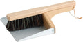 Idea Port Reszta Magnetic Brush Set, Natural RE-603NA Broom, Dustpan, Scandinavian Hand Brush, Natural Wood