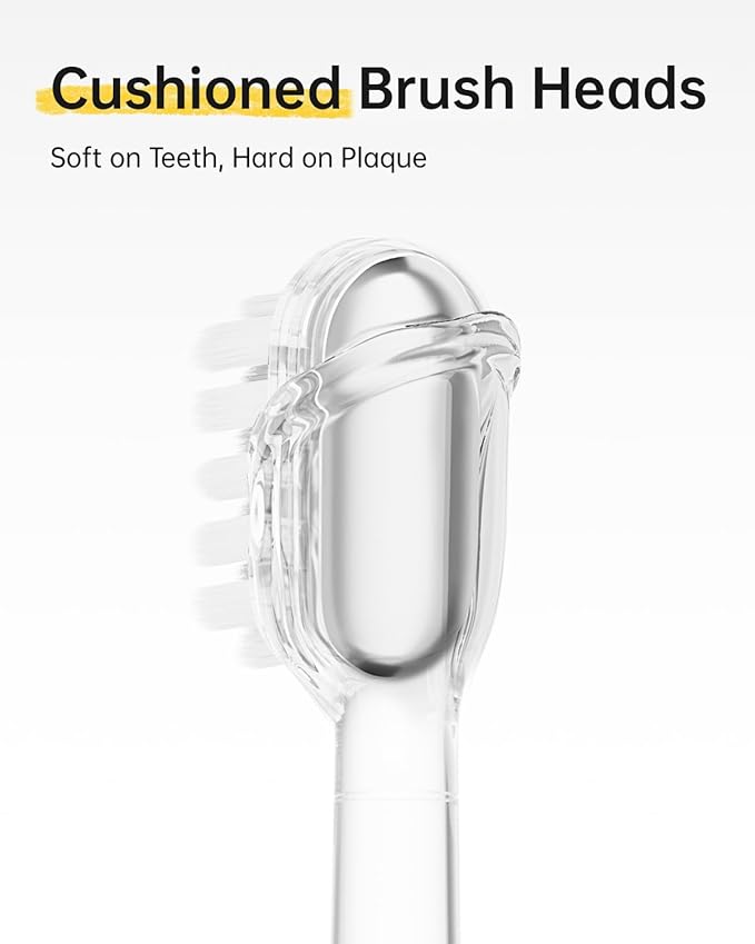 Laifen Wave Special Electric Toothbrush, New 2025 Version Oscillation & Vibration Sonic Electric Toothbrush for Adults with App, 2 Brush Heads, IP68 Waterproof Travel Powered Toothbrush (Matte White)