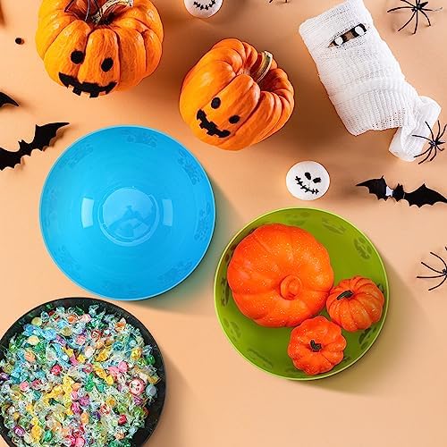 Didaey 24 Pack Halloween Candy Bowls Bulk, Large Plastic Serving Bowls