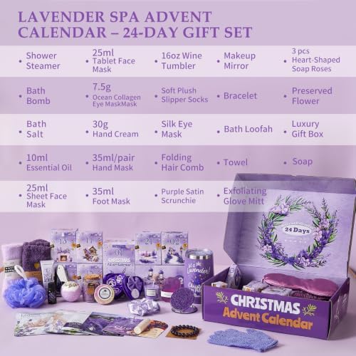 Exun Advent Calendar 2026 Adult Women -24 Days of Christmas Countdown Gifts