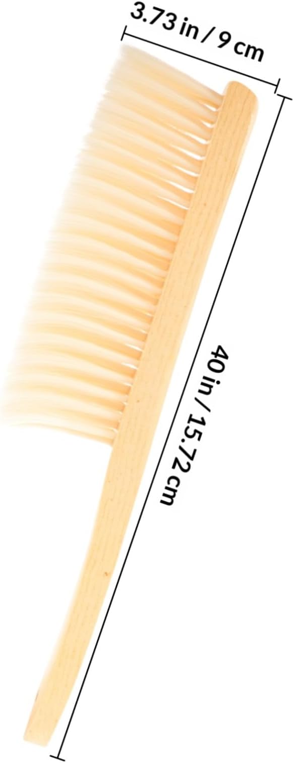 2pcs Wood Handle Brush Multi-Function Cleaning Brushes for Household Ceiling Carpet