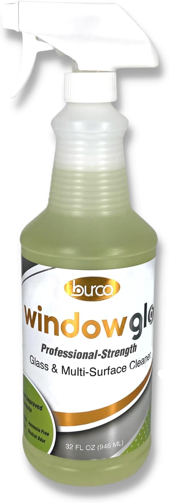 Burco Window Glo Glass and Multi-Purpose Cleaner (32oz 12 Pack)