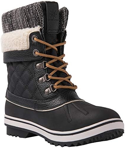 GLOBALWIN Women's Waterproof Winter Boots Snow Boots For Women