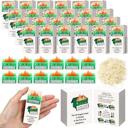 24 Sets Appreciation Dumpster Gifts with Boxes, Inspirational Party Favor