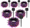 SyouHome Solar String Lights Outdoor, 6 Pack 600 LED Solar Halloween Lights