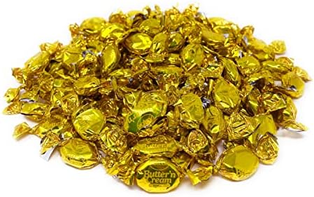 Butter Cream Hard Candy, 75 Pieces, Old Fashioned Butterscotch, 14 Oz