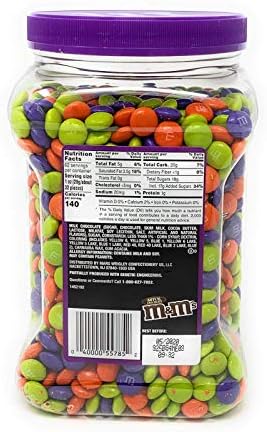 M&M's Ghoul's Mix Milk Chocolate Halloween Candy Jar (62oz.),, 62 Oz ()
