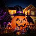 20ft Giant Inflatable Halloween Pumpkin, Outdoor Yard Decoration