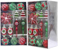 Valery Madelyn 50ct Christmas Ball Ornaments Tree Decorations Set