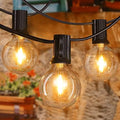 Ollny Outdoor String Lights, 25FT LED Patio Lights Waterproof Plug in