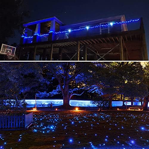 2 Pack 200 LED Christmas Lights 13 Modes Extendable Christmas Tree Lights