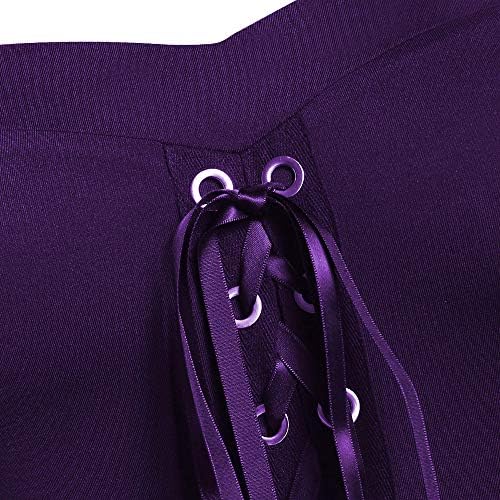 CHARMMA Women's Plus Size Butterfly Sleeve Gothic Halloween Dress