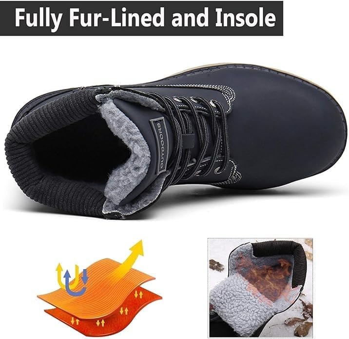 Eagsouni Mens Womens Winter Snow Boots