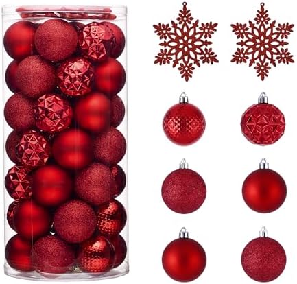 Valery Madelyn 50ct Christmas Tree Decorations Ball Ornaments 2 Inches