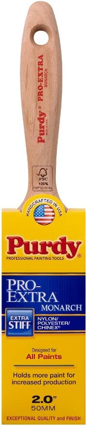 Purdy 144234720 Pro-Extra Monarch Flat Trim Paint Brush, 2 inch