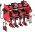 CCCEI Modular Power Tool Organizer Wall Mount with Charging, Red, 1 Pack