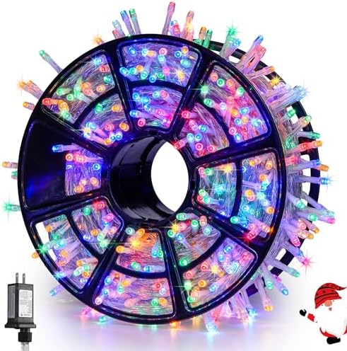 JMEXSUSS 168FT 600 LED Christmas Decor String Lights, Christmas Tree Lights