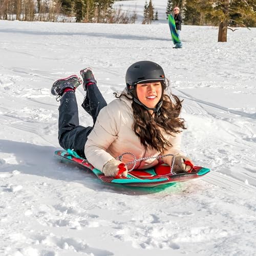 Premium SNO Storm Recreational Winter Foam Snow Sled 2PK