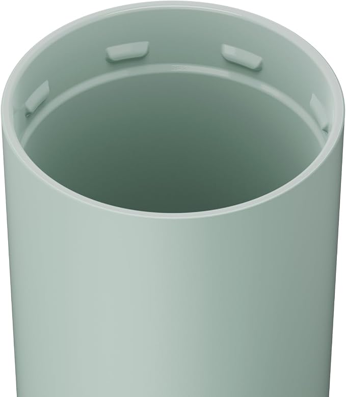 BrüMate Strova 18oz 100% Leakproof Insulated Coffee Mug | Ceramic-Lined Interior | Built-In Silicone Sleeve for Travel | Locking Flip Lid (Sage)