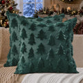 DFXSZ Christmas Tree Pillow Covers 26x26 Set of 2 Christmas Decor Green