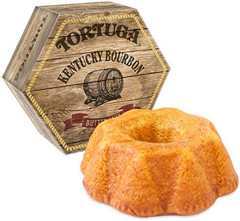 TORTUGA Kentucky Bourbon Butter Cake - 32oz Cake - The Perfect Premium Gourmet Gift for Stocking Stuffers, Gift Baskets, and Christmas Gifts - Great Cakes for Delivery