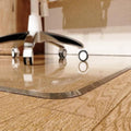 MESAILUP Beveled Edge Office Chair Mat for Carpet or Hardwood Floor Crystal Clear, 36" x 48" for a Smooth Glide and Easy Roll On/Off, Heavy Duty and Non-Slip Floor Ultimate Clear Chair Mat Set of 2