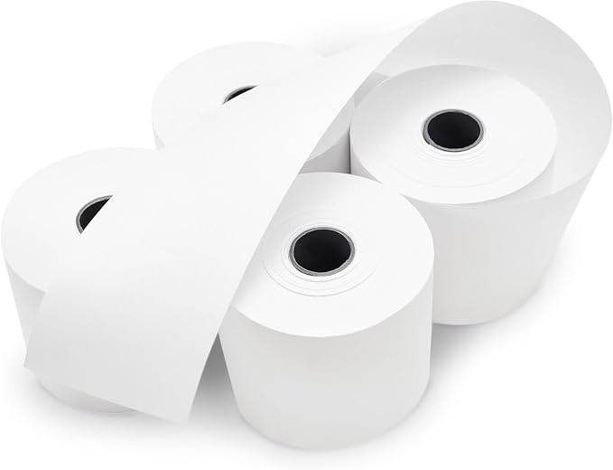 Paper Rolls One-Ply Adding Machine/Calculator 2-1/4" x 150 ft White 100/Ctn