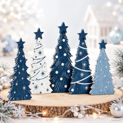 Christmas Decorations Indoor, Blue Christmas Star Tree Home Decor