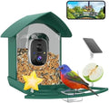 Fazoxo Bird Feeder with Camera,Birds House Camera,Solar Powered,AI Bird ID