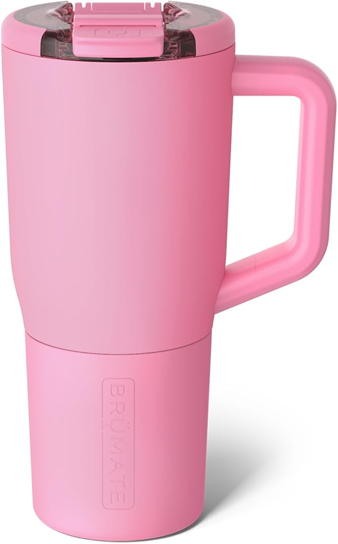 BrüMate Müv - 25oz 100% Leak Proof Insulated Coffee Mug with Handle & Lid - Stainless Steel Coffee Travel Mug - Double Walled Coffee Cup (Primrose)