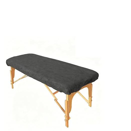ZMDREAM Disposable Fitted Massage Table Sheets Bed Covers for Massage Beauty Tattoo 82 x 35 inches Black/20