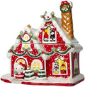 Blue Sky Clayworks Hello Kitty and Friends Frosty Winter Snow Christmas Cookie Jar, Holiday Decorations, Ceramic, 23449