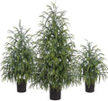 3Pcs Christmas Norfolk Pine Tree, 2FT 3FT 4FT Real Touch Artificial Tree