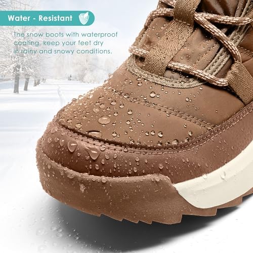 AIRHAS Women's Warm Snow Boots Cold Weather Winter Boots