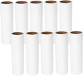 Pet Hair Remover Refills 10 Rolls Lint Roller Replacement 38mm Diameter White Sticky Roller for Upholstery Bedding Couch
