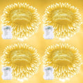 4 Pack 400 LED Battery Operated String Lights, 8 Modes Twinkle Fairy Lights